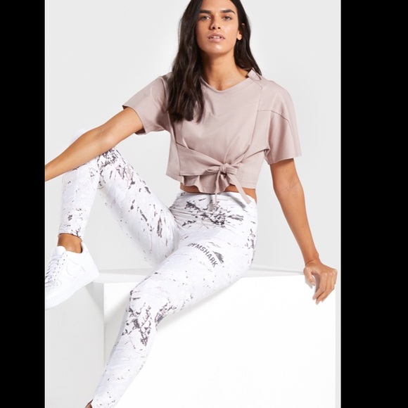 Gymshark Tops - Gymshark | NWT Ori Crop Top in Taupe